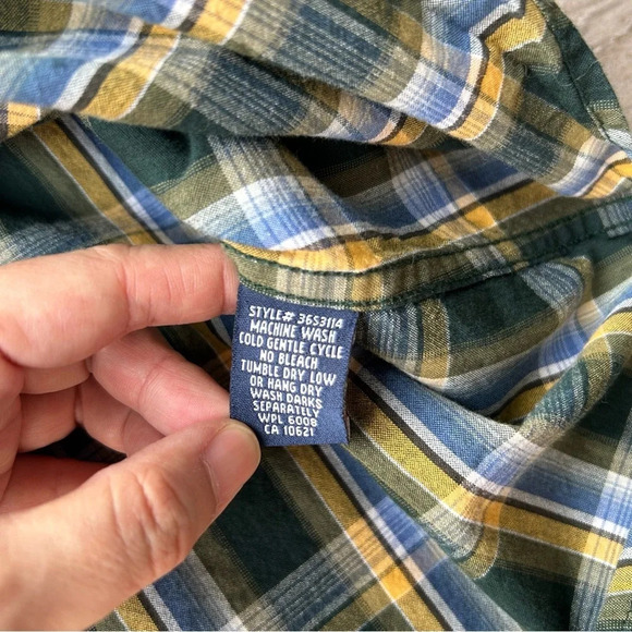 Panhandle Slim Plaid Cotton Western Button Down  Shirt - Picture 11 of 13